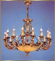 Alabaster Chandeliers Model: RL 369-89